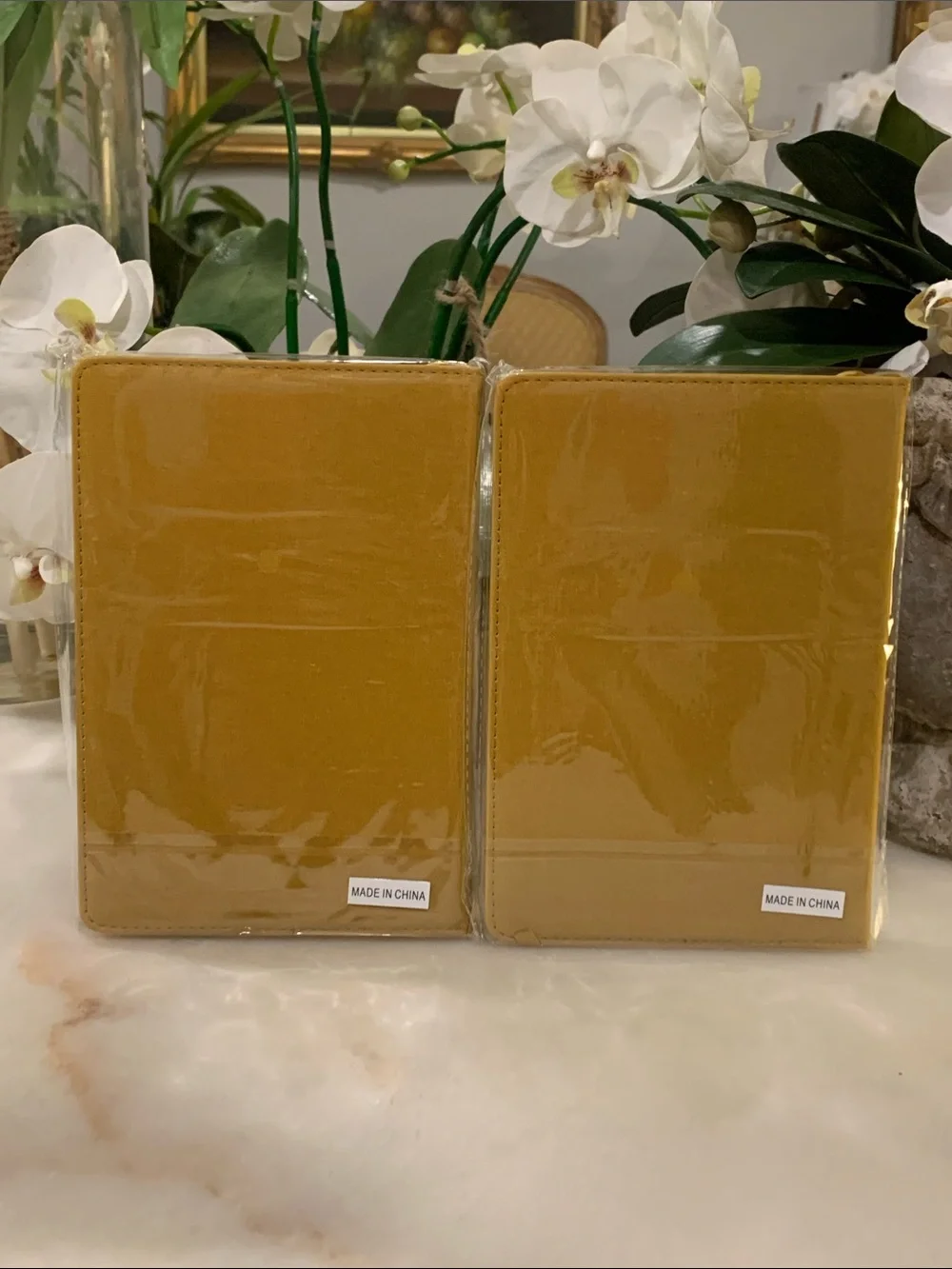 2 Doterra Mustard Yellow Notebooks